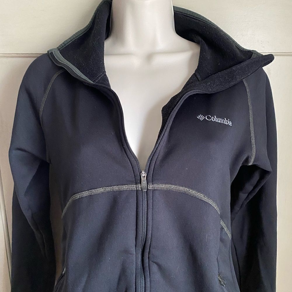 Columbia Ladies Zip Ip Jacket Sweatshirt Med